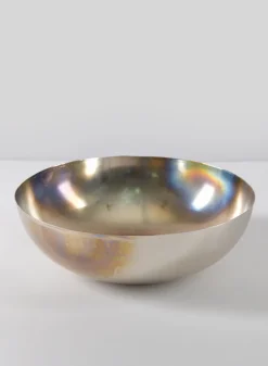 8.5in Wide Oil Slick Iron Bowl