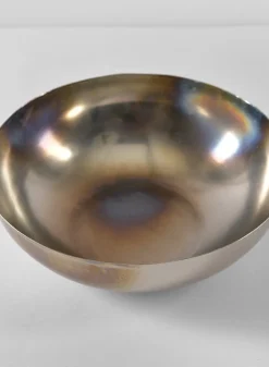 8.5in Wide Oil Slick Iron Bowl