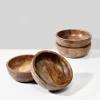 5in Wide Salma Wood Bowl, Mini, Set of 4