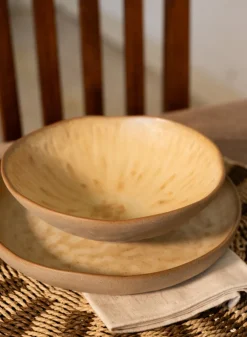 8.25in Wide Satsuma Artisan Ceramic Bowl