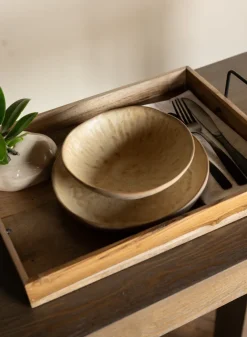 6.75in Wide Satsuma Artisan Mini Ceramic Bowl