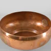 6.5in Wide Shallow Antique Copper Look Bowl