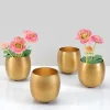 3.5in Wide Shanti Mini Gold Steel Bowls, Set of 4