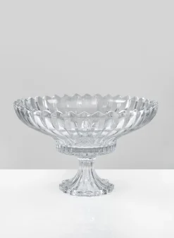 12.5in Wide The Grand Dame Glass Compote