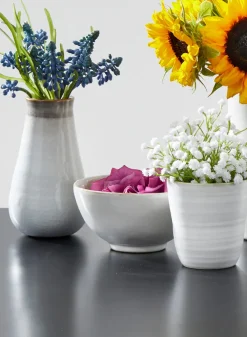 5in Wide White Ceramic Bowl