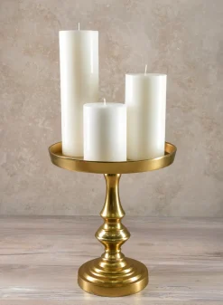 3in Wide White Pillar Candle