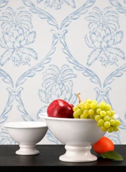 6 1/4in Wide White Porcelain Pedestal Bowl