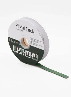 5/8in x 196ft Green Floral Tack
