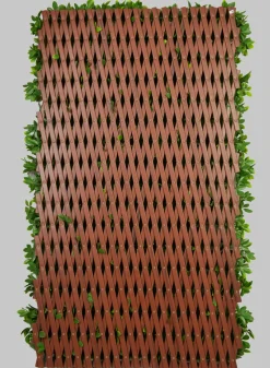 40in x 80in UV-Resistant Boxwood Accordion Expanding Trellis (Indoor/Outdoor)