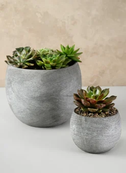 Iquitos Venetian Grey Ceramic Pot