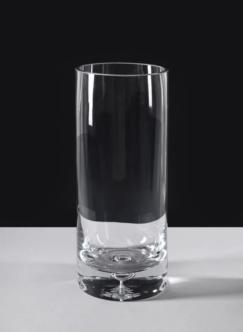 Luxe Cylinder Glass Vase