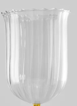 Luxe Fluted Glass Goblet