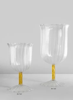 Luxe Fluted Glass Goblet