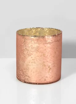 Matte Copper Glass Cylinders