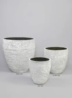 Mesquite Chalk Stone Planter