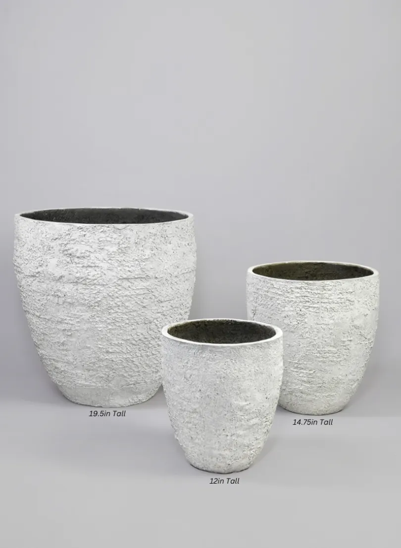 Mesquite Chalk Stone Planter