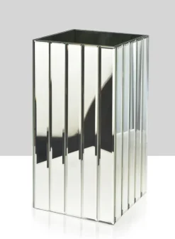Mirror Strips Rectangle & Square Glass Vase