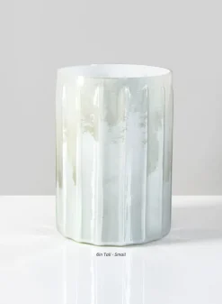 Norvege Pearl White Vase