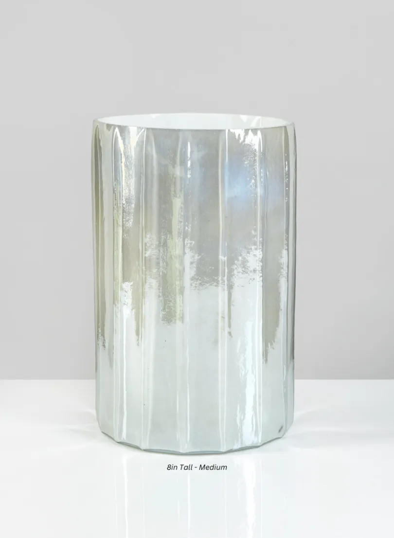 Norvege Pearl White Vase
