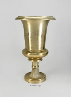 Old Gold Batiste Aluminum Urn