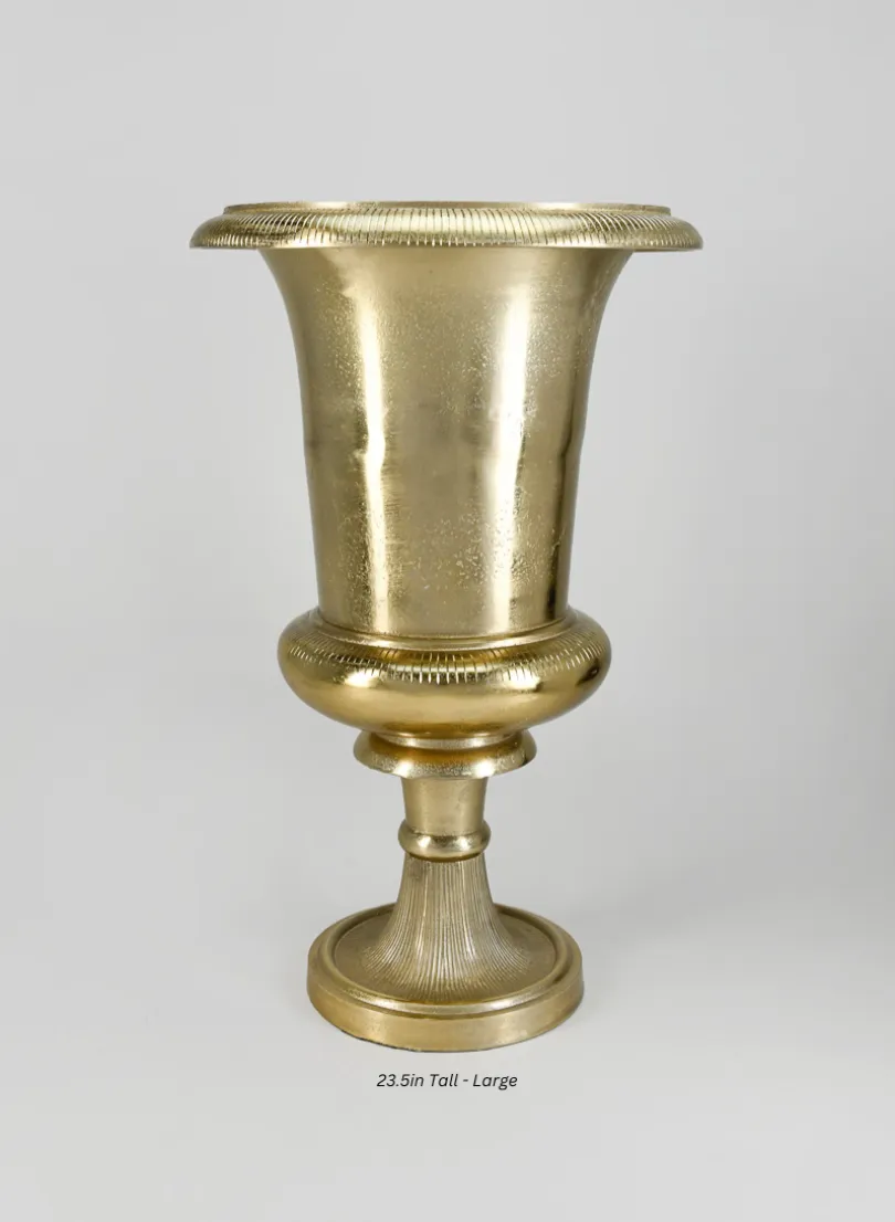 Old Gold Batiste Aluminum Urn