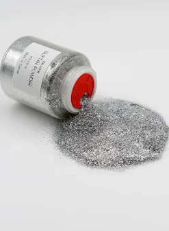 8oz Silver Glitter Powder