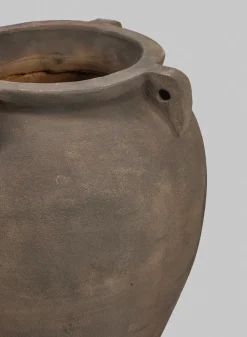 Petra Aged Black Amphora Vase