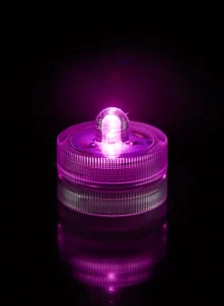 Pink Submersible Single LED Light, Set of 10