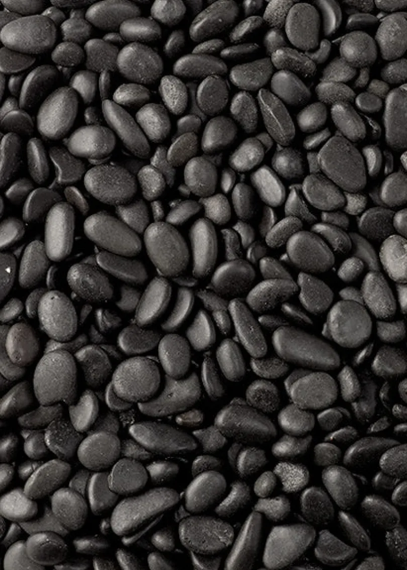 Polished Black Gravel
