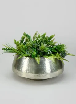 Pondicherry Old Silver Look Aluminum Bowl