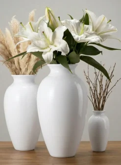 Porcelain Ginger Vase