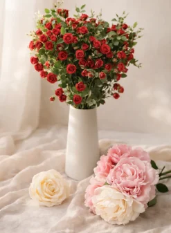 Preserved Cream Rose, Set of 6