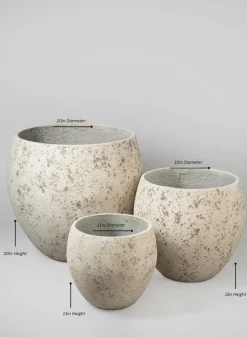 Safi Fiber Cement Egg Planters