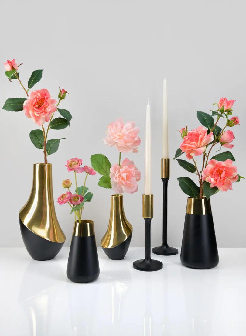 Salamanca Two Tone Steel Vase