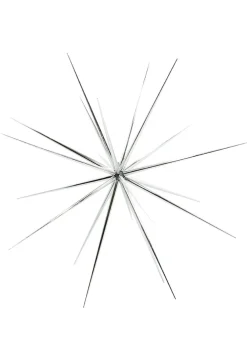 Shiny Silver Starbursts