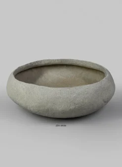 Shirak Poly-Stone Sand Beige Orchid Bowl