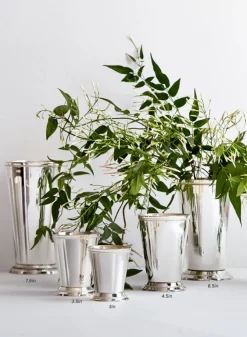 Silver Julep Cup Vases