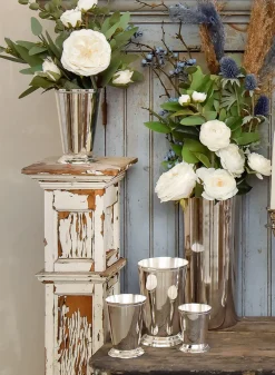 Silver Julep Cup Vases