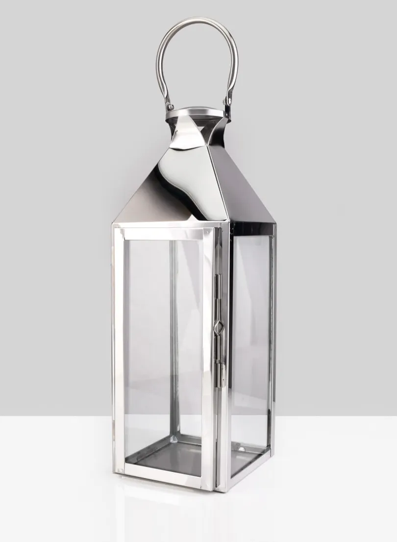 Silver Soho Stainless Steel Lanterns