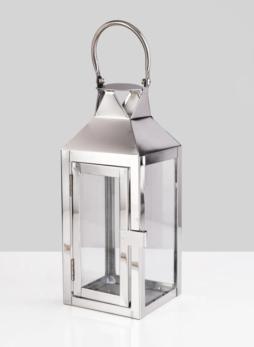 Silver Soho Stainless Steel Lanterns