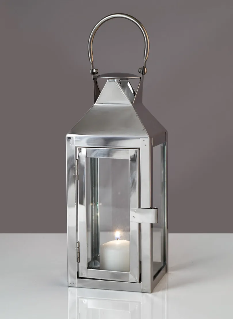 Silver Soho Stainless Steel Lanterns