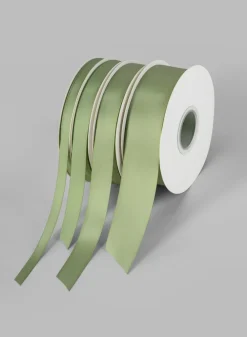 Spring Moss Double Faced Satin Ribbon 50 Yard Spool