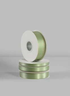 Spring Moss Double Faced Satin Ribbon 50 Yard Spool