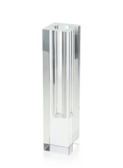 Square Glass Crystal Bud Vases