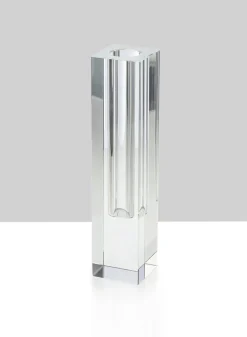 Square Glass Crystal Bud Vases