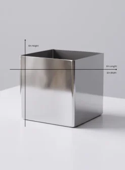 Stainless Steel Cube Vase