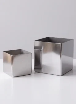 Stainless Steel Cube Vase