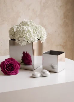 Stainless Steel Cube Vase