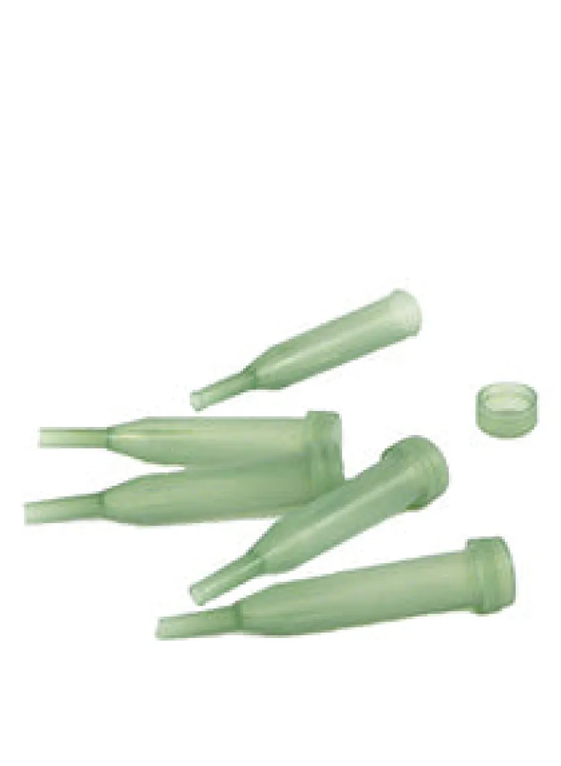 Translucent Green Floral Water Picks, Set of 100