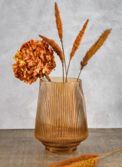 Tropez Amber Glass Vase
